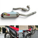 TI-6 Exhaust Full System Stainless Pipe TI6 Silver For Honda CRF150LR. Fixed Price $249.31.