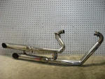 Victory 2000 V92C Left Side Exhaust System Muffler Lower Upper Assy. Fixed Price $134.99.