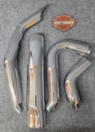 Harley-davidson 2017-2025 Touring Exhaust Heat Shield Set Chrome. Fixed Price $125.00.