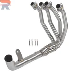 Exhaust Header Front Pipe Mid Link Tube For Kawasaki Ninja ZX4RR 2023-2025. Fixed Price $229.90.