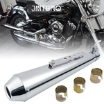 Chrome Slip-on Exhaust Pipe Muffler 1.5"-2" Inlet For Yamaha V-star 650 1100. Fixed Price $55.50.