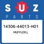 14306-44013-H01 Suzuki Muffler,l 1430644013H01, New Genuine Oem Part. Fixed Price $801.89.