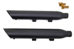 Harley Wyatt Gatling Black Slash Muffler Set Fits 2014-UP Xl,. Fixed Price $297.82.