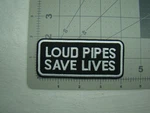 Loud Saves Lives Straight Glass Packs Headers Cherry Poppers Exhaust. Fixed Price $9.99.