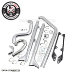 Harley Flstsb 1584 Cross Bones 2008-2011 Full Exhaust Bassani Fishtail Duals .... Fixed Price $2281.34.
