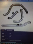 Harley 66-69 Fl Paughco 735-2 Dual Crossover, Pipe Only Swingarm Frame New. Fixed Price $189.99.