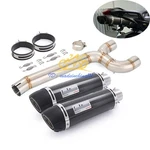 Slip On For Yamaha FZ6N FZ6S 2004-2011 Exhaust System Mid Link Pipe Mufflers. Fixed Price $193.60.