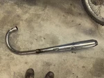70,71 Honda CB-450 Left Exhaust Pipe, 18400-319-010. Fixed Price $75.00.
