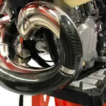 P3 Carbon Fiber Fmf Exhaust Head Pipe Guard Ktm 250 Sx 19-22. Fixed Price $192.01.