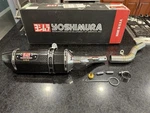Yoshimura R77 Slip Exhaust For K8 Gsxr 600/750 Carbon Fiber, Like New. Fixed Price $850.00.