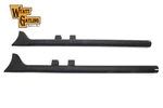 Wyatt Gatling Black 36" Fishtail Exhaust Muffler Set 1995-2016 Harley Touring. Fixed Price $157.04.