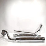 05 Harley Touring Electra Glide Exhaust Header Pipes Muffler Scratched Not Full. Fixed Price $301.50.