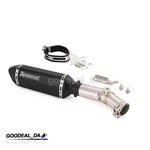 Slip For Kawasaki Ninja 650R EX650 2006-2011 Exhaust Mid Tail Pipe Black Muffler. Fixed Price $117.27.