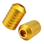 Crash Bar Sliders Cnc Decorative End Caps For Harley Touring Softail Dyna Gold. Fixed Price $103.15.