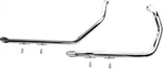 Paughco 3/4IN Drag Pipes 40IN Slash-cut Chrome 719-3-40. Fixed Price $415.95.