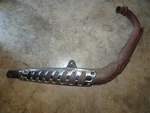 1973 1974 1975 1976 1977 Suzuki TC100 TS100 Oem Exhaust Pipe 14301-25612 25611. Fixed Price $119.95.