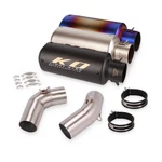 For Ducati Monster 696 1100 796 Slip-on Exhaust Set 51MM Muffler Pipe Left Right. Fixed Price $136.97.