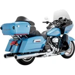 Vance & Hines 16455 Chrome 4.5" Hi-output Slip-on Mufflers For Touring 95-16. Fixed Price $855.95.