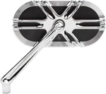 Arlen Ness Caged Series Mirrors Left Chrome Deep Cut 13-165. Fixed Price $113.95.
