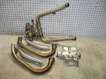 Triumph Street Cup Twin 16 17 20 Exhaust System Header Pipes Catalyst. Fixed Price $599.99.