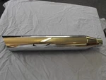 Genuine Harley-davidson Chrome Slip-on Exhaust Muffler 64735-08A New Replacement. Fixed Price $90.00.