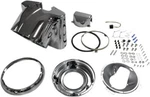 Drag 2001-1481 Chrome Nacelle Headlight Cowl Kit 01-17 Harley Softail Flst. Fixed Price $496.03.