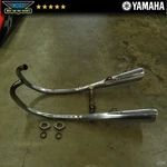 1983 Yamaha XS400 Maxim Exhaust Pipes Mufflers Header Set Left Right Oem 82-83. Fixed Price $180.00.