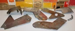 Harley-davidson Shovelhead Flh Side Frame Battery Heat Shield Covers Lot. Fixed Price $50.00.
