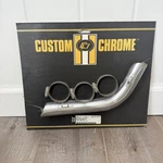 Custom Chrome Heat Shield Front Exhaust Pipe Fits 1986+ Harley Sportster. Fixed Price $19.43.
