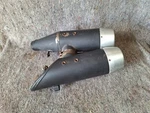 Ducati Hypermotard 796 1100 - Exhaust Pipe Silencer End Can Muffler Left & Right. Fixed Price $73.94.