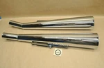 Nos Vtg Period Honda CB350 CB360 Taiwan Chrome Megaphone Exhaust Muffler Pipe. Fixed Price $349.99.