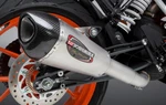 Yoshimura 2018 390 Duke Ktm Exhaust Street Alpha-t Slip-on Ss-ss-cf Works 16381B. Fixed Price $541.80.