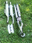 Triumph 900EFI Scrambler Exhaust System Part Numbers Listing Details (AL20). Fixed Price $376.41.