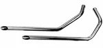 Paughco 1 3/4IN. Pipes 40IN Slash-cut Chrome Motorcycle Street Bike. Fixed Price $332.06.