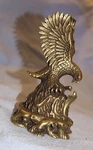 Eagle Antique Solid Brass Gold Lustre Vintage Bird Americana 1776 2026 Usa. Fixed Price $21.50.