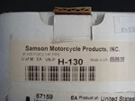 Samson Exhaust Heat Shield H-130 4" For 2 1/4 Pipe Harley-davidson New. Fixed Price $21.82.