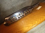 1970-71 Honda CL350 Lower Muffler With Heat Shield HM345. Fixed Price $89.00.