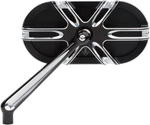 Arlen Ness Caged Series Mirrors Left Black Deep Cut 13-164. Fixed Price $113.95.