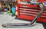 2004-2009 Honda VTX1300C Oem Front Exhaust Pipe W/only 11,778 Mi #18320-MEA-670. Fixed Price $118.85.