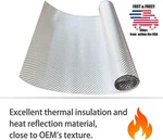 Exhaust Heat Automotive Embossed Aluminum Muffler Shield/wrap 20 28. Fixed Price $24.20.