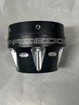Freedom AC00073 American Outlaw 4.5 In Black Contrast Exhaust Tip End Cap Harley. Fixed Price $99.00.