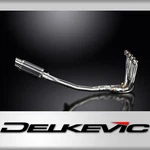 Kawasaki ZX-14 Ninja 2006-2007 Complete Exhaust 4-1 8" Round Carbon Muffler. Fixed Price $510.99.