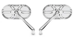 Arlen Ness 13-165 & 13-167 Chrome Right Left Deep Cut Mirrors Universal Pair. Fixed Price $161.90.