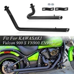 For Kawasaki Vulcan VN900 Black Shortshots Staggered Exhaust Pipes System. Fixed Price $168.99.