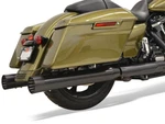 Harley Davidson Dresser 4" Round Black Mufflers Bassani 1F72DNT5B HD-41. Fixed Price $529.97.