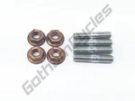 Ducati Cylinder Head Exhaust Manifold Special Stud M6 Bolts Screws & Copper Nuts. Fixed Price $39.99.