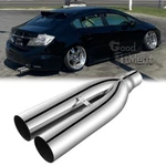 For Honda Civic 19" Exhaust Tip Muffler 2.5" Inlet 3.5" Out. Fixed Price $62.05.