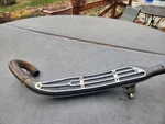 Yamaha HT1 90 Exhaust Pipe, 277-14610-30-00 Baffle Intact Oem 1970 1971. Fixed Price $99.99.