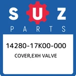 14280-17K00-000 Suzuki Cover,exh Valve 1428017K00000, New Genuine Oem Part. Fixed Price $32.16.
