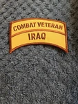 Combat Veteran Patch Oif Operation Iraqi Freedom Desert Storm Shield Tan. Fixed Price $9.95.